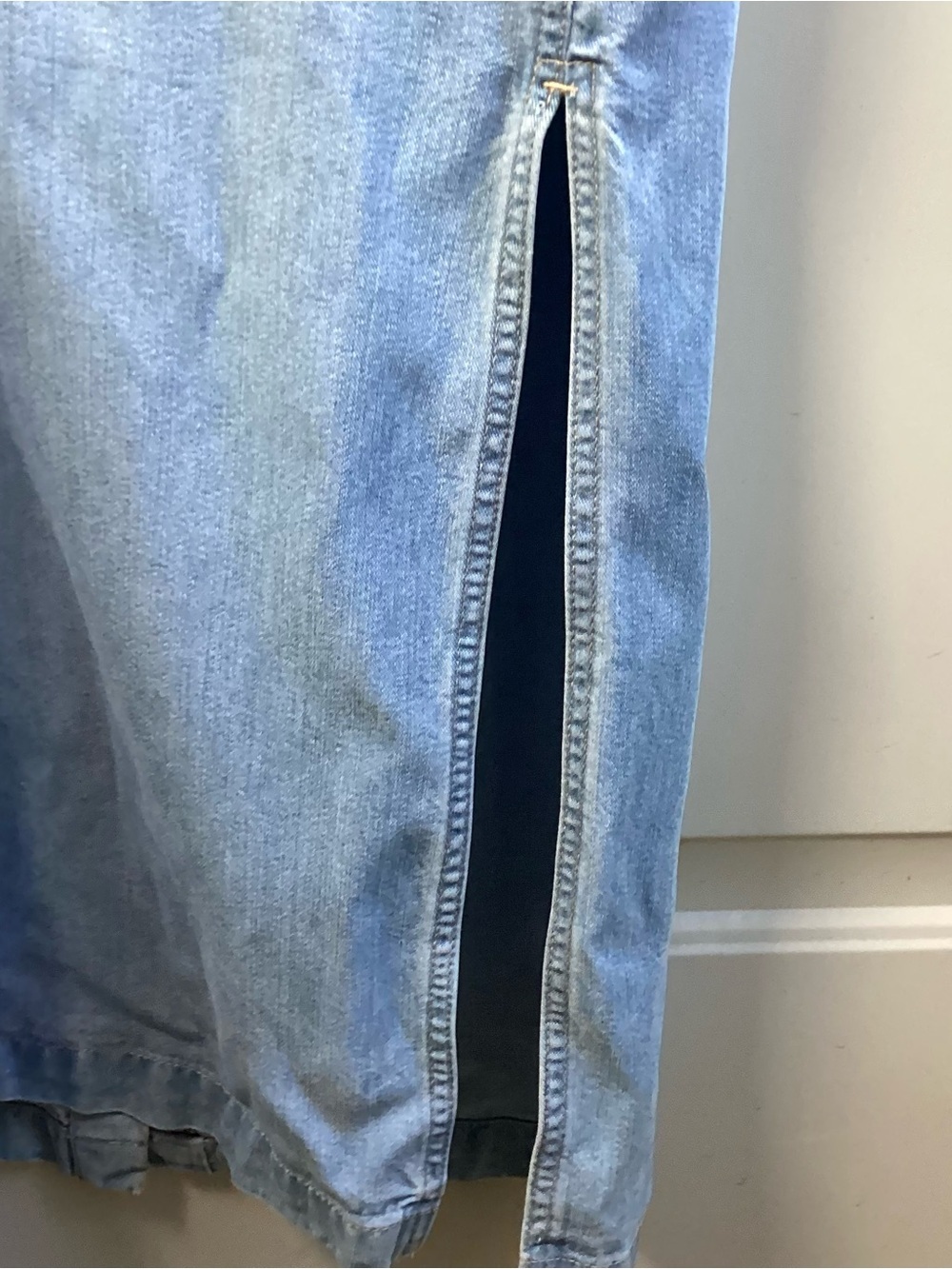 Jones Jeans Light Blue Denim-Look Maxi Dress - Picture 6 of 6